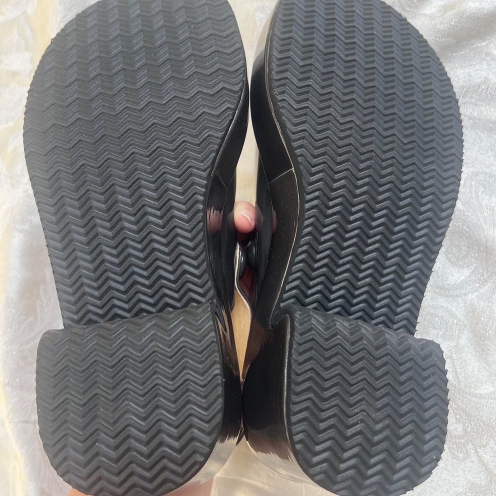 Women's Gray Platform Slingback Clogs - image 8